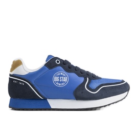 Marineblaue Herrenturnschuhe Big Star JJ174143