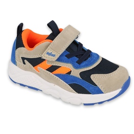 Befado Kinderschuhe 516P127 beige navy blau blau mehrfarbig