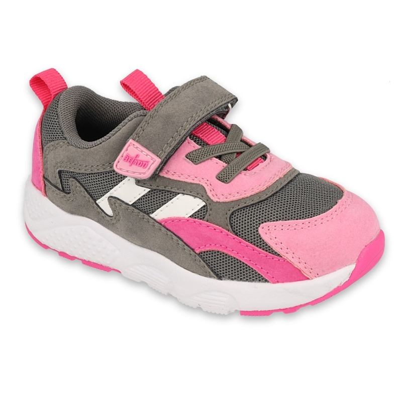 Befado Kinderschuhe 516P122 rosa grau