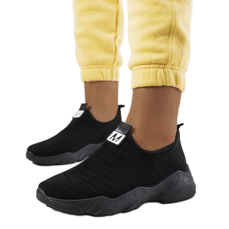 BM Schwarze Aaron-Turnschuhe