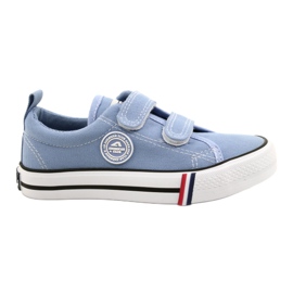 Amerikanische blaue Turnschuhe American Club LH63 / 22