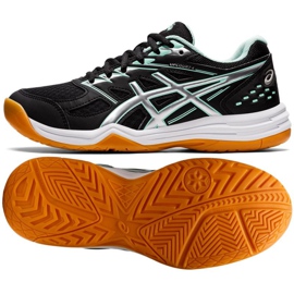 Asics Upcourt 4 W 1072A055 013 Volleyballschuhe schwarz schwarz