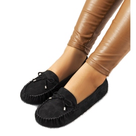 Schwarze Shannon-Slipper