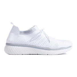 Sportschuhe zum Schnüren weiß