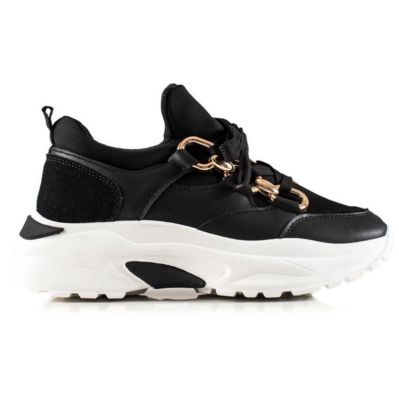 TRENDI Modische Turnschuhe schwarz