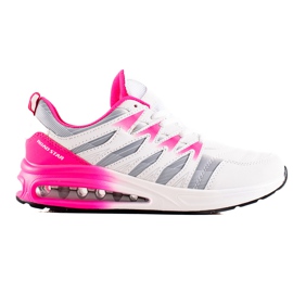 TRENDI Mode Sportschuhe weiß rosa