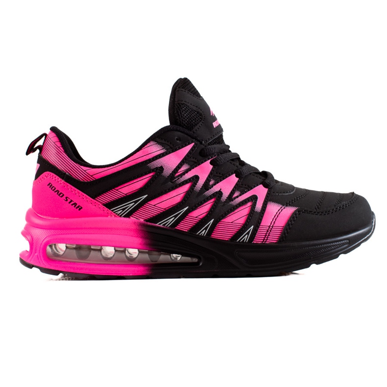 TRENDI Mode Sportschuhe schwarz rosa