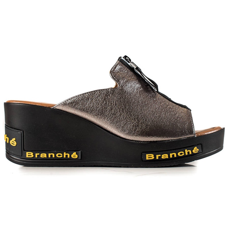 VINCEZA Keilsandalen grau