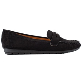 TRENDI Bequeme Wildleder-Loafer schwarz