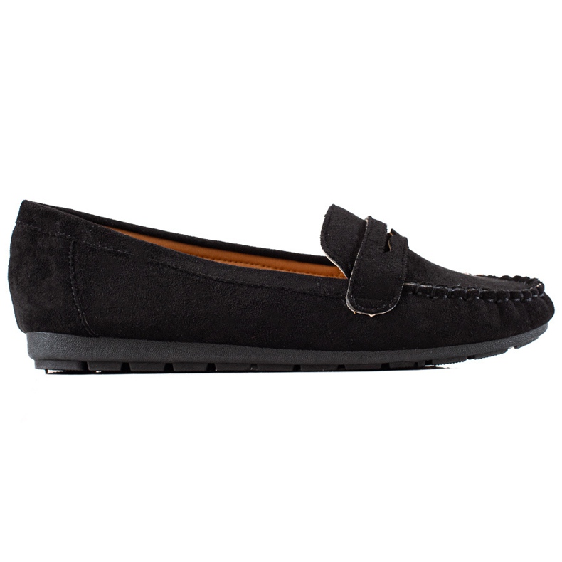 TRENDI Bequeme Wildleder-Loafer schwarz