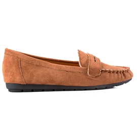 TRENDI Bequeme Wildleder-Loafer braun