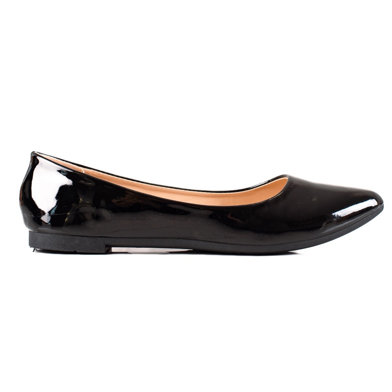 Seastar Schwarz lackierte Ballerinas