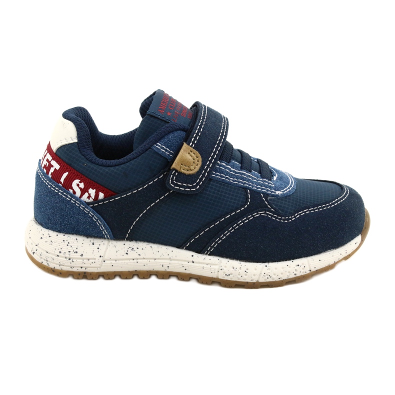 American Club Amerikanische ADI Sportschuhe Velcro ES86 / 22 Navy blau