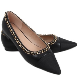 Ballerinas mit Kette Sabina Black schwarz