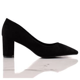 Seastar Klassische Wildlederpumps schwarz