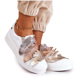 Damen Ledersneaker Slip-On Maciejka 05488-11 Weiß