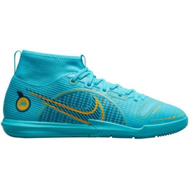 Nike Mercurial Superfly 8 Academy Ic Jr DJ2860 484 Fußballschuhe blau blau