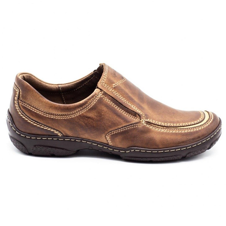 Joker Herren Leder Loafer 213 braun