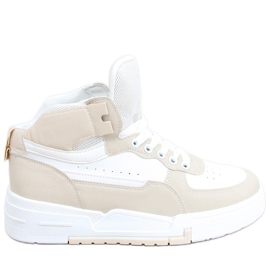 Tiago Beige High-Top-Sneakers