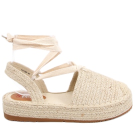 Damensandalen Espadrilles Seila Beige