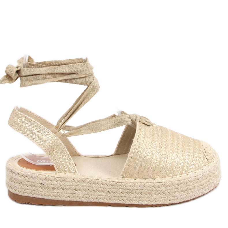 Seila Gold Espadrilles Damensandalen golden