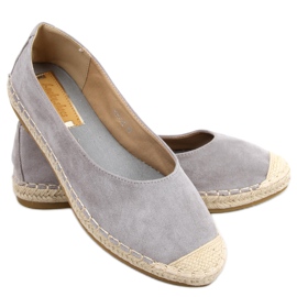 Camino Grey Damen-Espadrilles grau