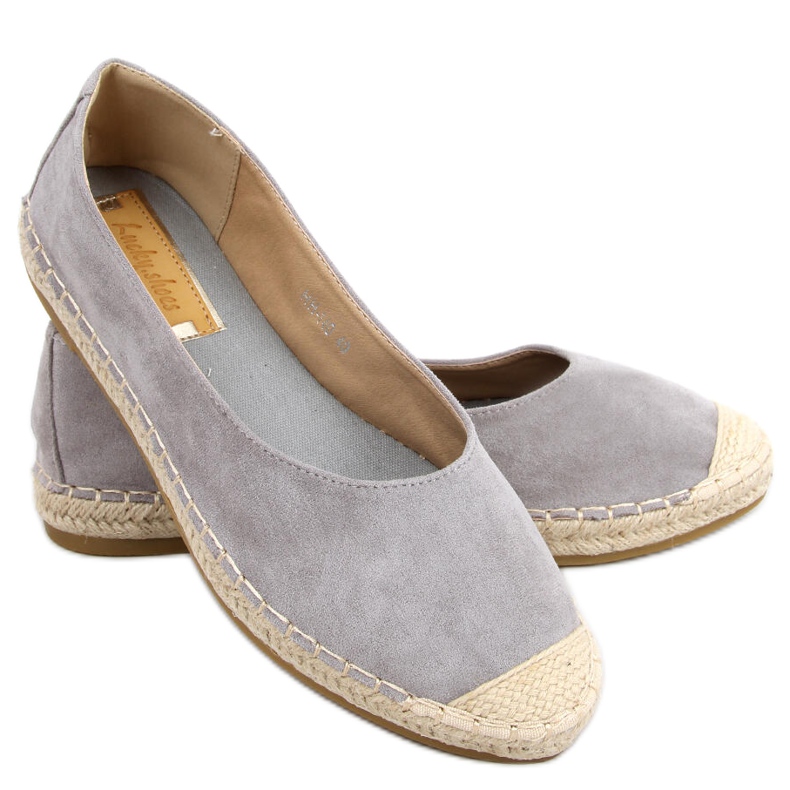 Camino Grey Damen-Espadrilles grau