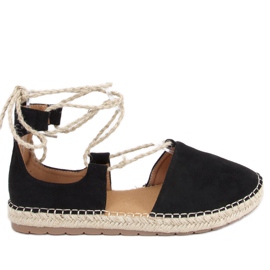 Arely Schwarze Espadrilles für Damen