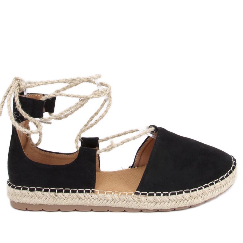 Arely Schwarze Espadrilles für Damen
