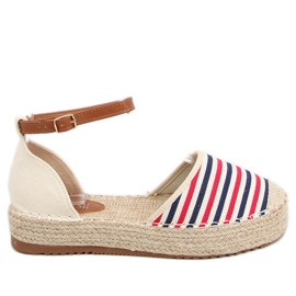 Gema Mix gestreifte Espadrilles mehrfarbig