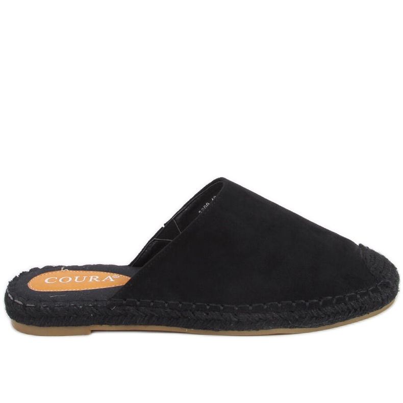 Vollfarbige Espadrilles Marina Black schwarz