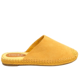 Vollfarbige Espadrilles Marina Yellow gelb