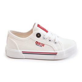 Kinder Low Sneakers Big Star JJ374170 Weiß