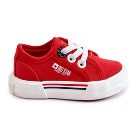 Kinder Low Sneakers Big Star JJ374162 Rot