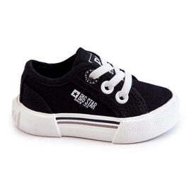 Schwarze Kinder-Sneaker Big Star JJ374164
