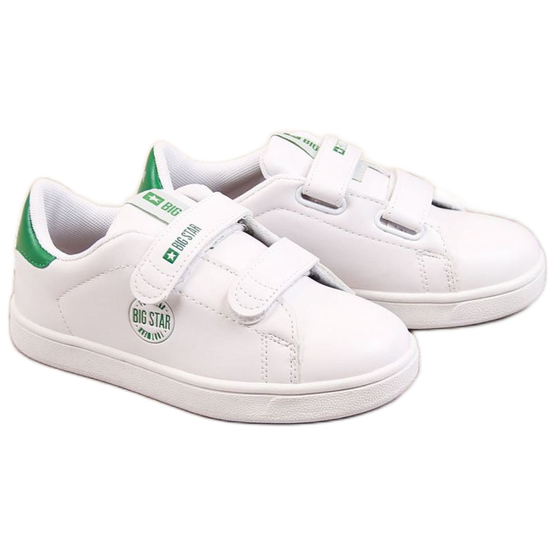 Eco Sneakers mit Klettverschluss Big Star Jr DD374029 weiß