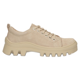 Wildleder Sneakers Filippo DP3522 / 22 BE Beige