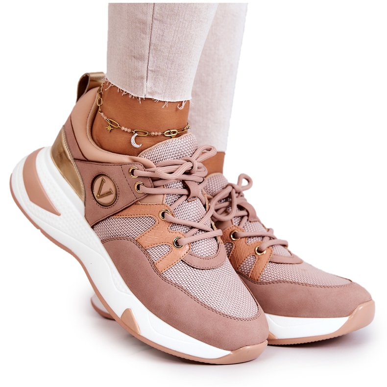 Vinceza Sportschuhe Sneakers Dirty Róż Imperio rosa