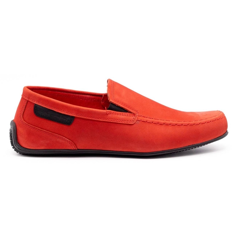 Polbut Herren-Lederslipper 2105 rot