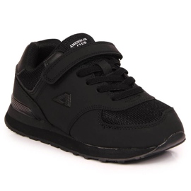 Schuhe mit Klettverschluss American Club Jr AM788A schwarz