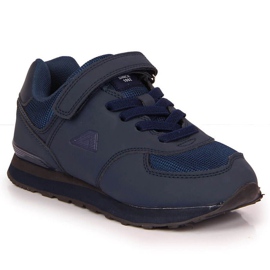 Schuhe mit Klettverschluss American Club Jr. AM788B marineblau navy blau