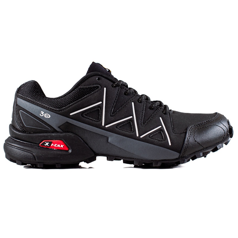 I-CAX Schwarze Trekkingschuhe