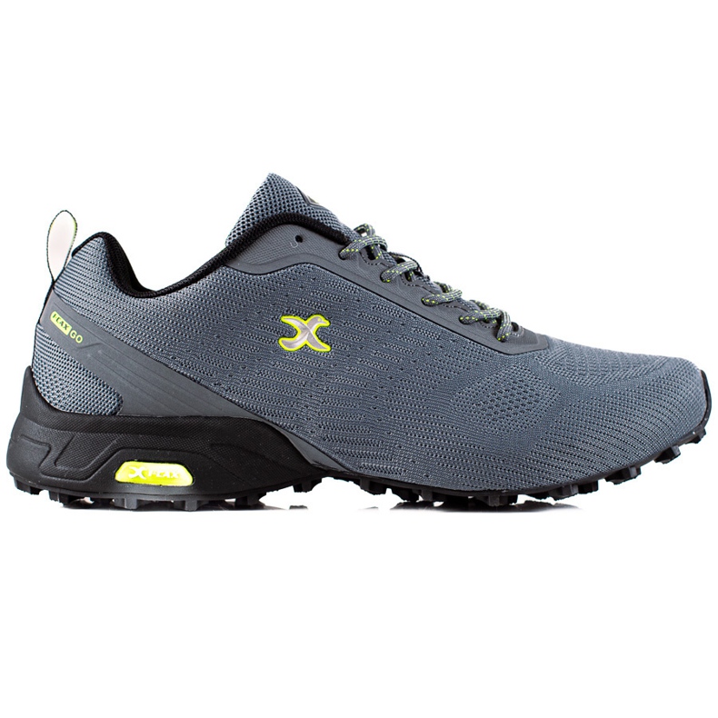 I-CAX Bequeme Trekkingschuhe grau