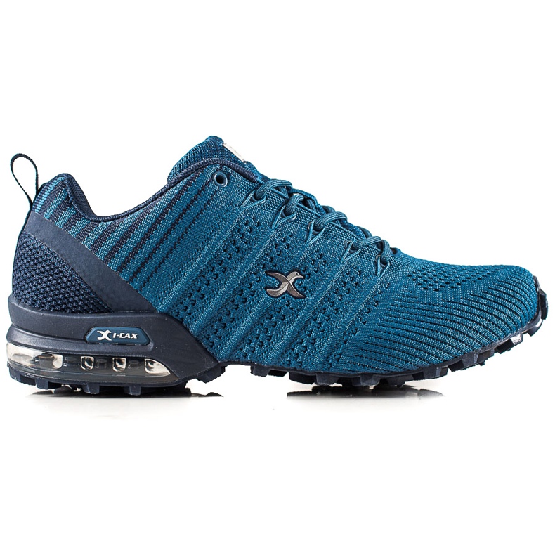 I-CAX Bequeme Trekkingschuhe blau