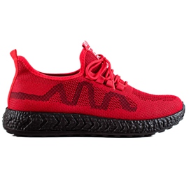 TRENDI Leichte Sportschuhe rot