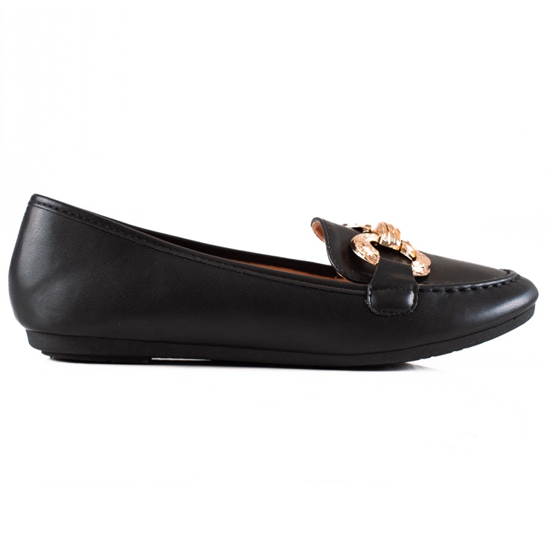 Seastar Schwarze Loafer mit Öko-Leder