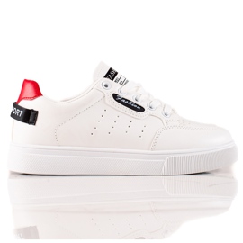 TRENDI Sportschuhe aus Öko-Leder weiß