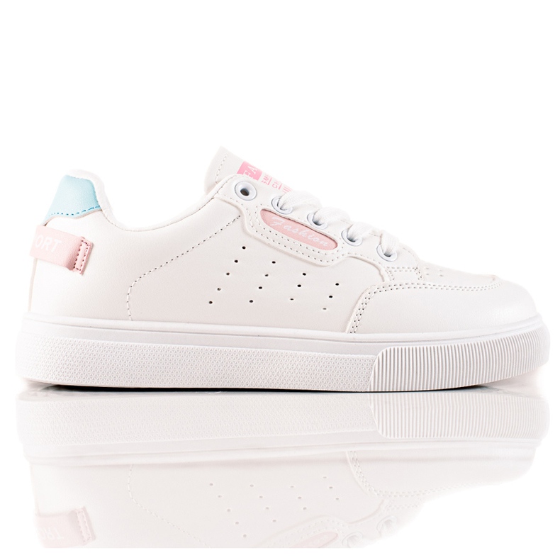 TRENDI Sportschuhe aus Öko-Leder weiß