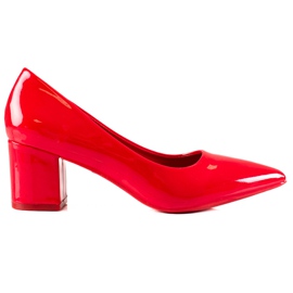 Seastar Lässige Pumps aus Lackleder rot