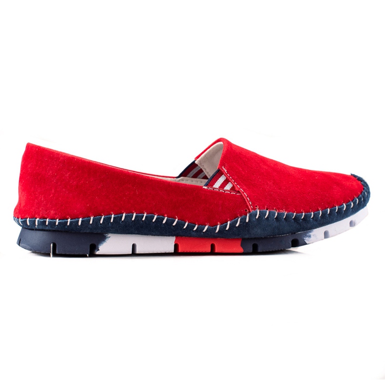 ARTIKER Slipons aus Leder rot